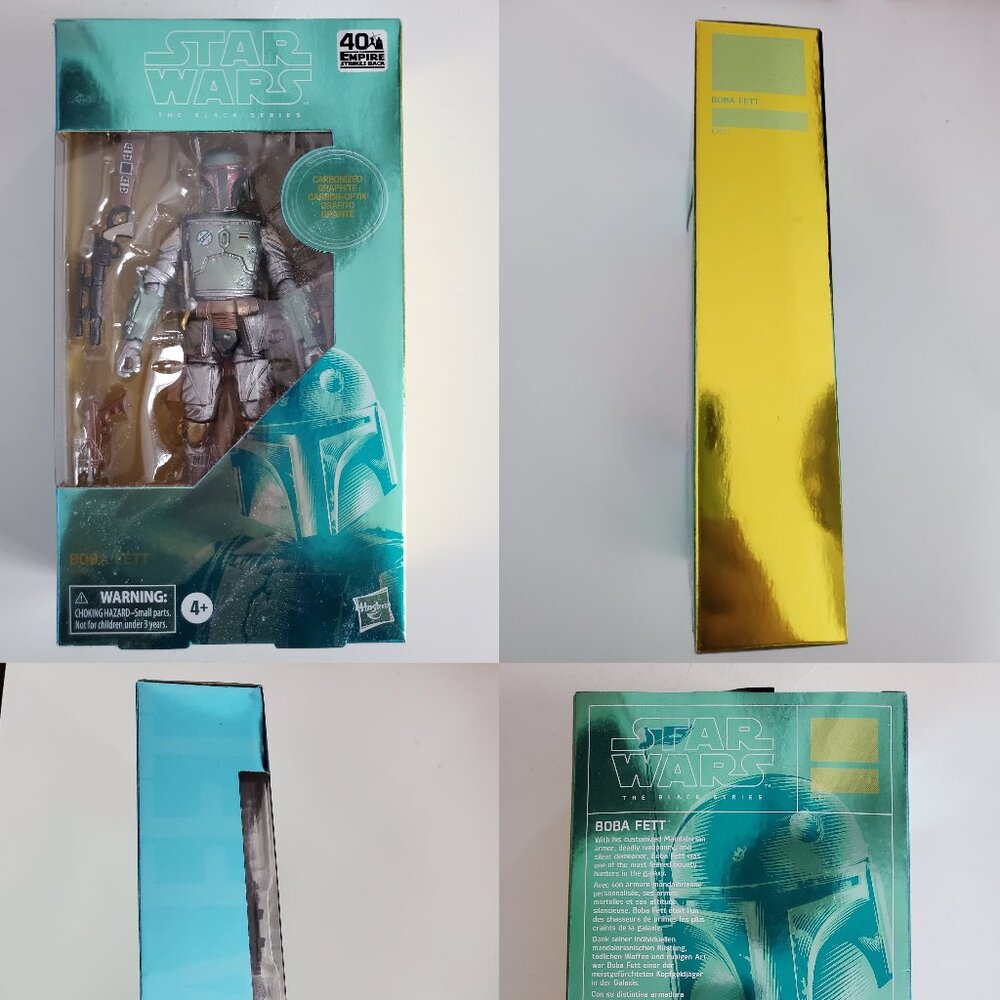 Star Wars The Black Series Carbonized Boba Fett 40th